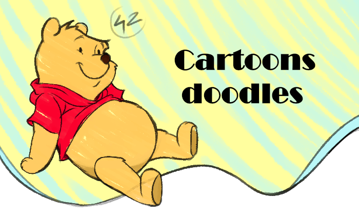 Cartoons Doodles - New Tab Google Doodles - Custom Doodle for Google
