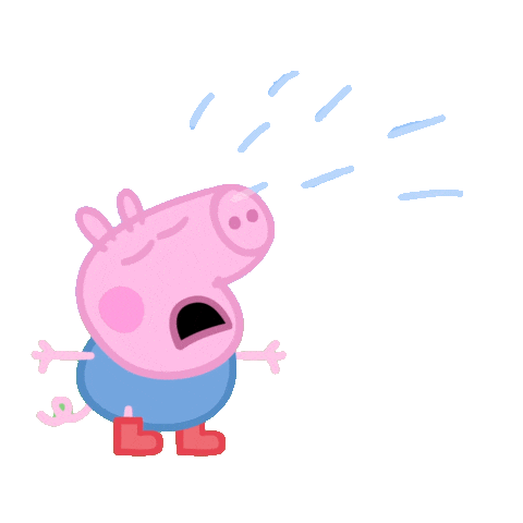 peppa pig george pig crying doodle