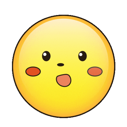 surprised pikachu face emoji doodle