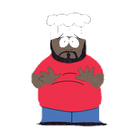 chef south park character doodle