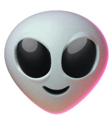 alien emoji doodle