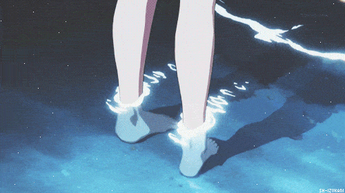 ankle deep in the night sea anime aesthetic