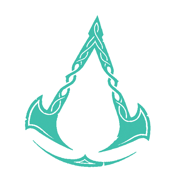 assassins creed valhalla logo doodle
