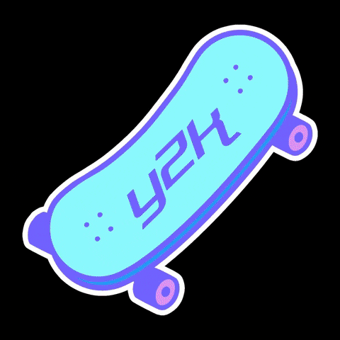 Y2K skateboard doodle