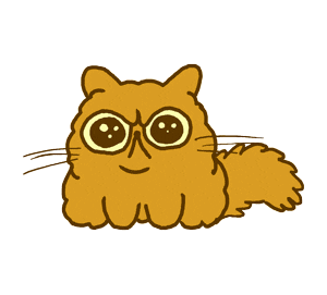 angry cat doodle