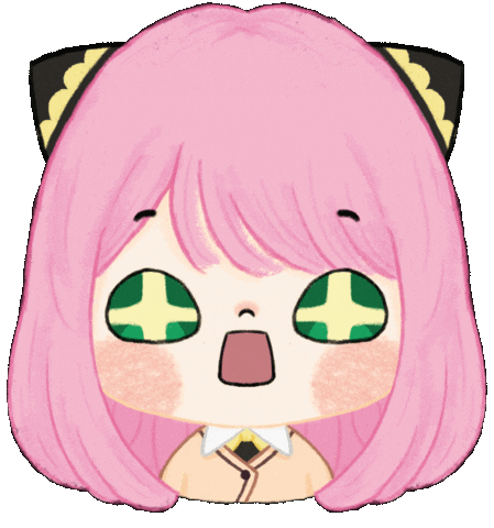 anya forger starry eyes cute doodle