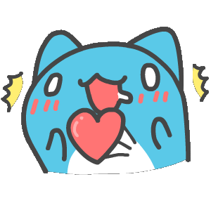 bugcat capoo heart reaction doodle