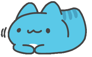 bugcat capoo squishy blue cat doodle