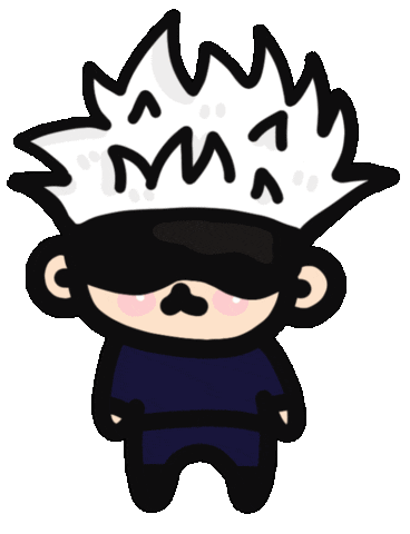 chibi satoru gojo doodle