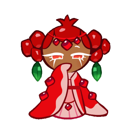 cookie run pomegranate cookie doodle