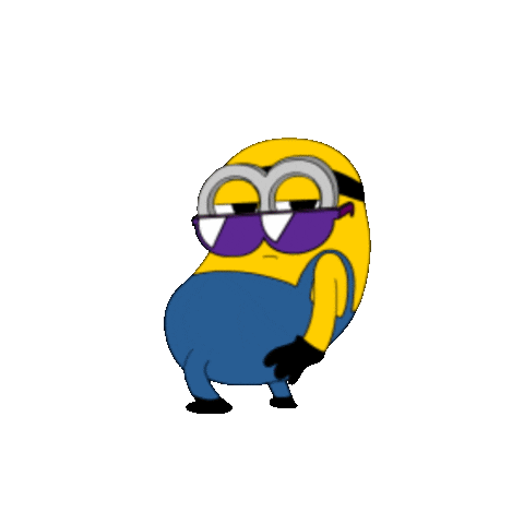 cool minion twerking grooving doodle