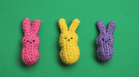 crochet easter bunny doodle