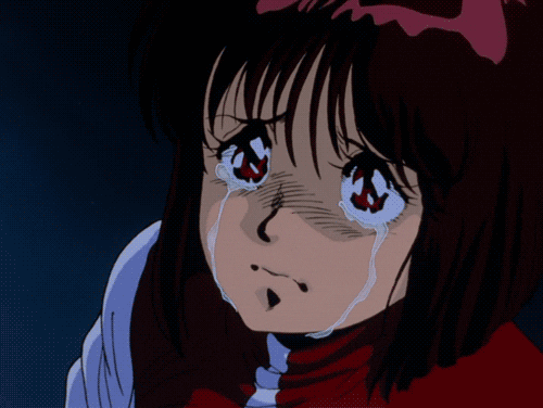 crying girl anime doodle