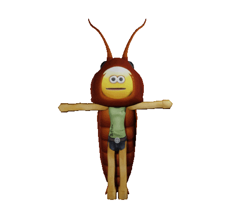 cucarachoxi 3d cockroach meme doodle