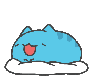 cute bugcat capoo sleeping doodle
