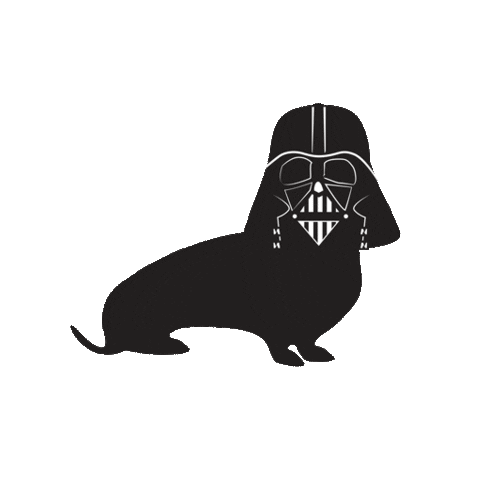 darth vader dachshund dog star wars doodle