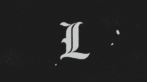 death note l logo doodle