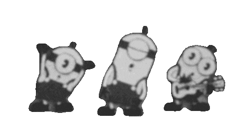despicable me minions trio funny doodle