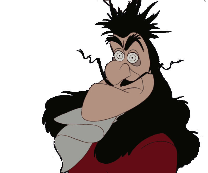 disney villain captain hook doodle