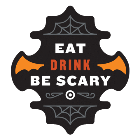 eat drink be scary halloween doodle