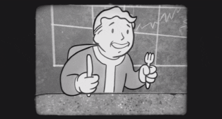 fallout vault boy hungry doodle