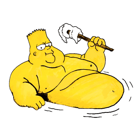fat bart simpson doodle