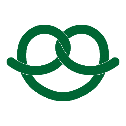 green pretzel st patricks day doodle