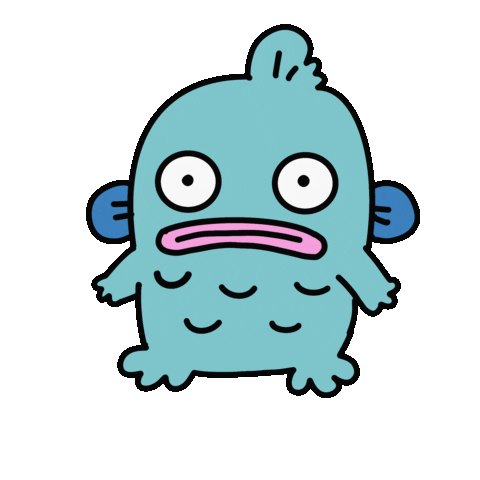hangyodon sanrio character cute doodle