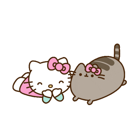 hello kitty and pusheen kawaii doodle