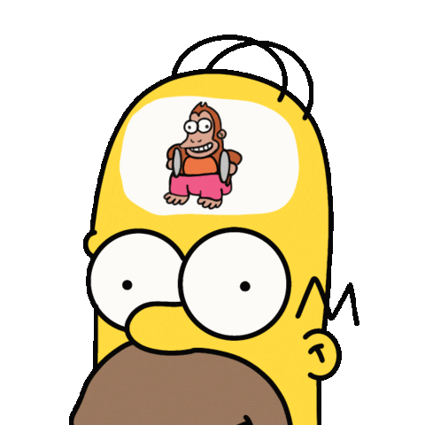 homer simpson brain monkey doodle