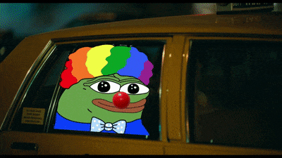 joker clown pepe meme doodle