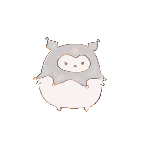 kawaii chubby kuromi doodle