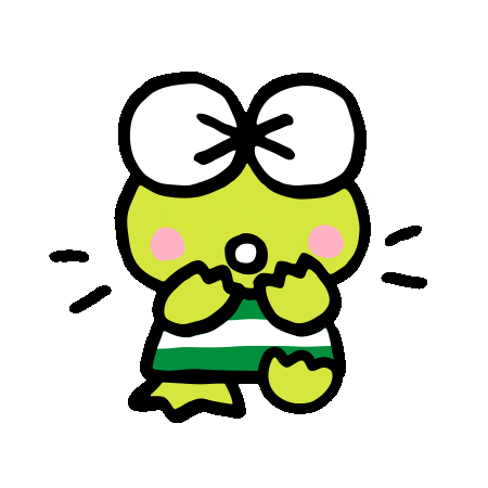 keroppi sanrio cute frog doodle