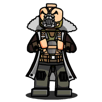 lego bane villain doodle