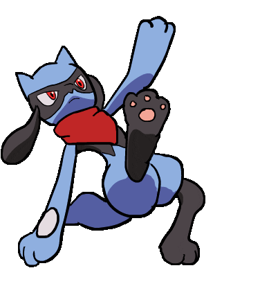lucario pokemon dancing doodle
