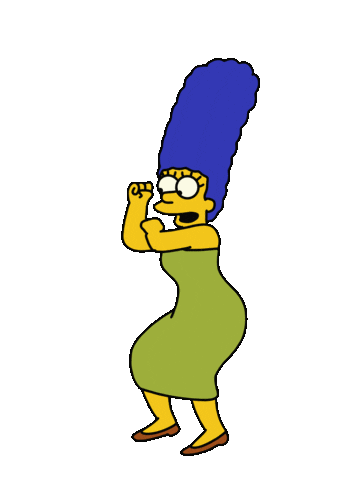 marge simpson dance doodle