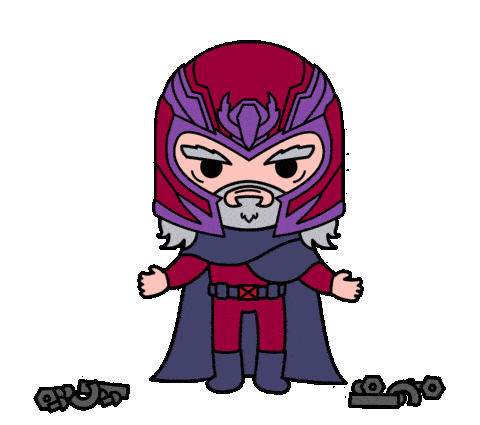 marvel magneto cute chibi doodle