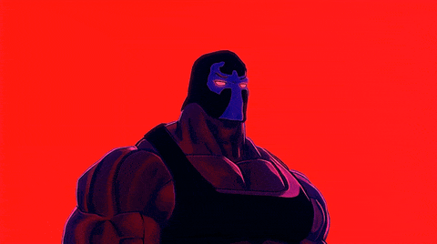 masked villain red doodle