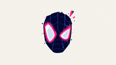 miles morales spider man mask doodle