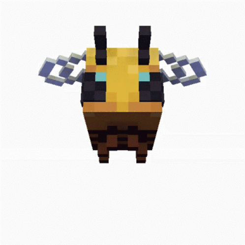 minecraft bee rotates doodle