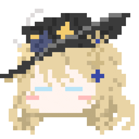 navia genshin impact pixel doodle