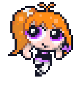 newjeans x powerpuff girls hyein pixel doodle