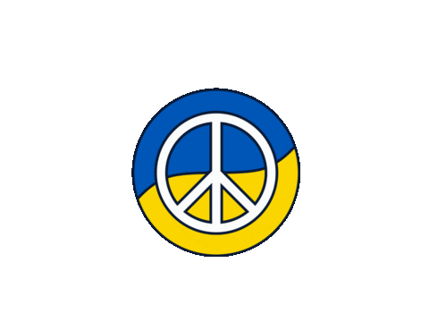 peace for ukraine doodle