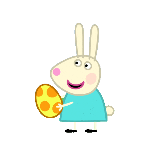 peppa pig rebecca rabbit easter egg doodle