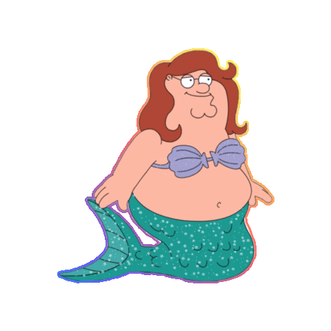 peter griffin mermaid family guy doodle