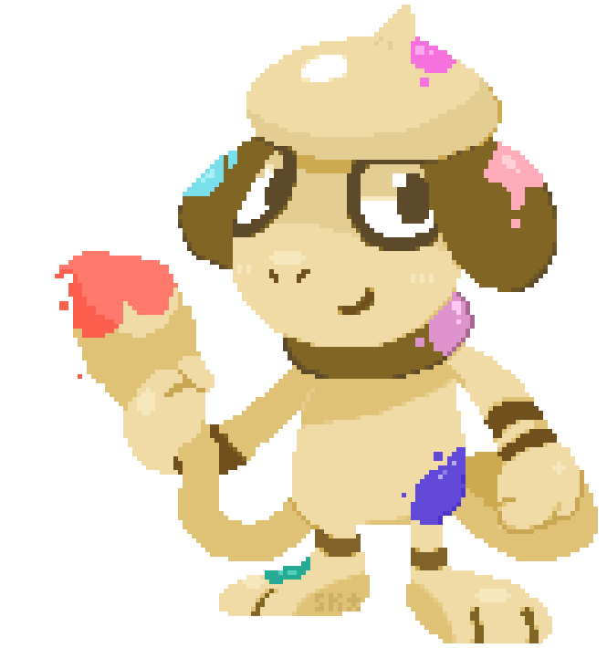 Pastel Kawaii Pushee Cats in Egg Doodle - Custom Doodle for Google