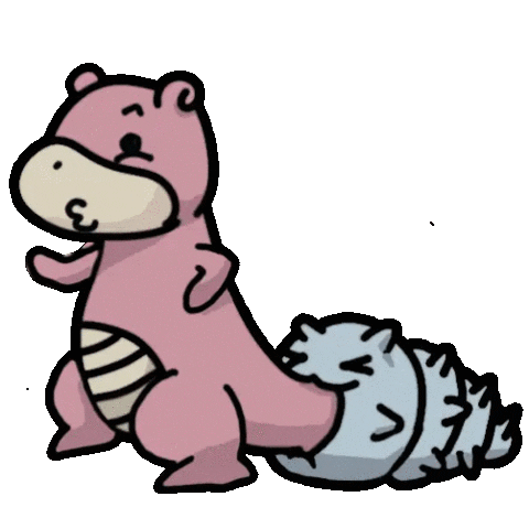 pokemon slowpoke tail chomp doodle
