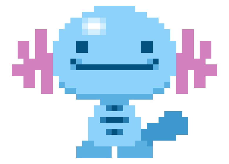 pokmeon wooper pixel doodle