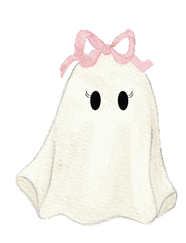preppy halloween ghost doodle