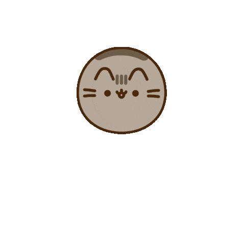 pusheen cat bouncing doodle